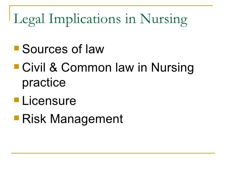 common law in nursing practice legal issues in nursing articles